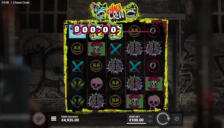 Chaos Crew Slot-funktioner